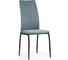 Стул на металлокаркасе Woodville tod light blue/black 15360 1