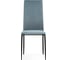 Стул на металлокаркасе Woodville tod light blue/black 15360 2