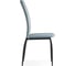Стул на металлокаркасе Woodville tod light blue/black 15360 3