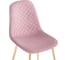 Стул на металлокаркасе Woodville dabl light purple/gold 15323 5