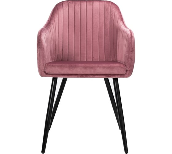 Стул на металлокаркасе Woodville slam dark pink 11894