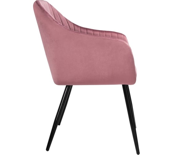 Стул на металлокаркасе Woodville slam dark pink 11894