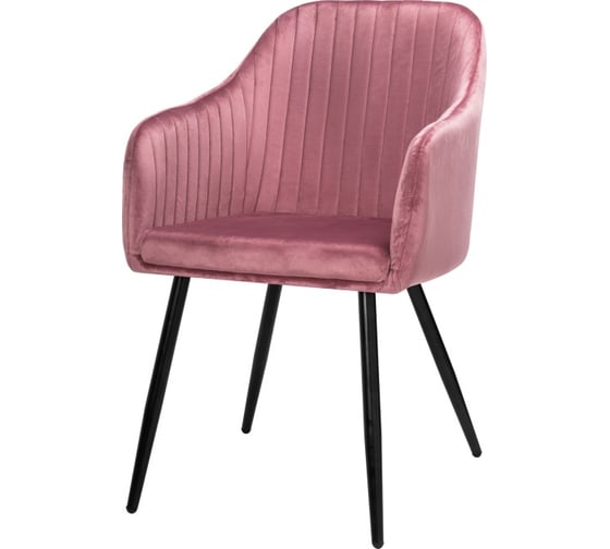 Стул на металлокаркасе Woodville slam dark pink 11894