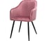 Стул на металлокаркасе Woodville slam dark pink 11894 5