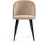 Стул на металлокаркасе Woodville gabi 1 dark beige/black 15351 2