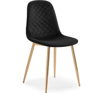 Стул на металлокаркасе Woodville dabl black/gold 15326