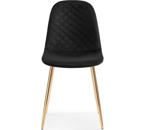 Стул на металлокаркасе Woodville dabl black/gold 15326