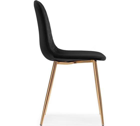 Стул на металлокаркасе Woodville dabl black/gold 15326