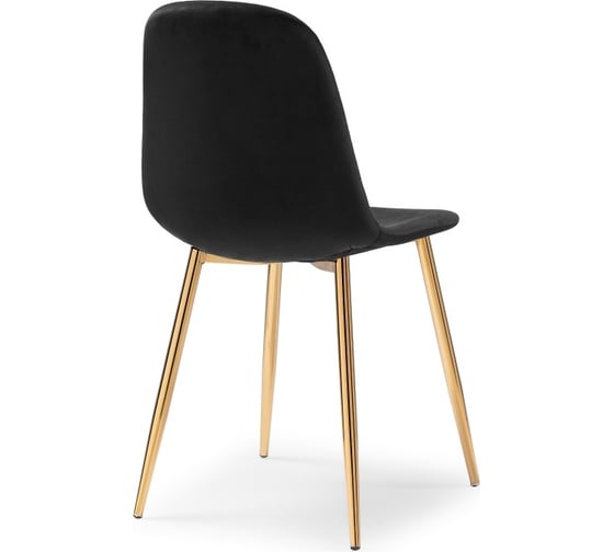 Стул на металлокаркасе Woodville dabl black/gold 15326