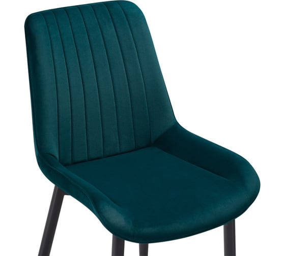 Стул на металлокаркасе Woodville seda 1 green/gold/black 15286