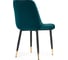 Стул на металлокаркасе Woodville seda 1 green/gold/black 15286 4
