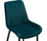 Стул на металлокаркасе Woodville seda 1 green/gold/black 15286 5