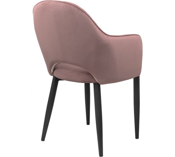 Стул на металлокаркасе Woodville vener light purple/black 15113
