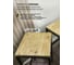 Комплект полубарных стульев Pletenev LOFT дуб, каркас черный муар KPS-101-10 3
