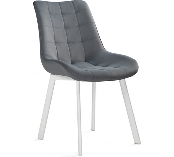 Стул на металлокаркасе Woodville hagen gray/white 15234