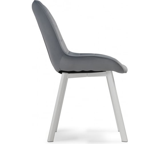 Стул на металлокаркасе Woodville hagen gray/white 15234