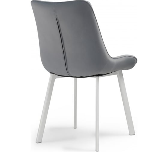 Стул на металлокаркасе Woodville hagen gray/white 15234