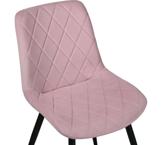 Стул на металлокаркасе Woodville fox black/light purple 15277