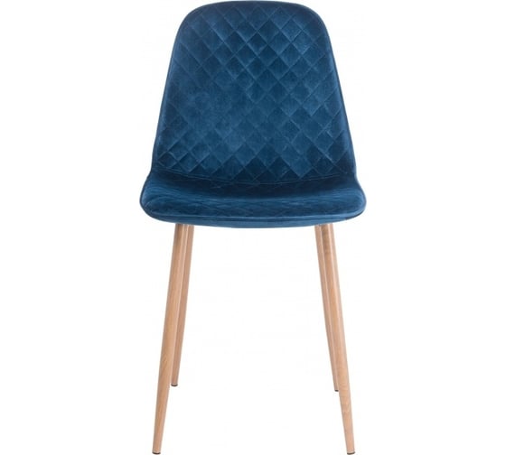 Cтул на металлокаркасе Woodville capri dark blue/wood 11842