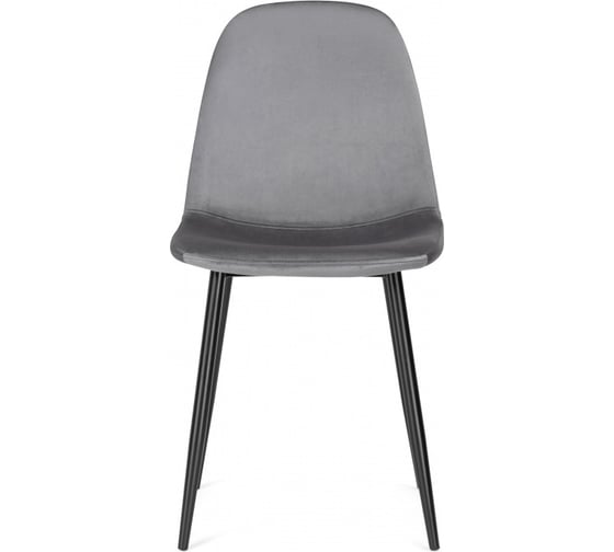 Стул на металлокаркасе Woodville lilu dark grey/black 15120