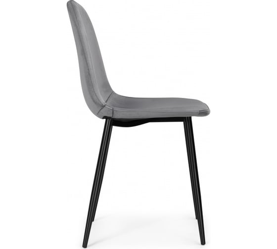 Стул на металлокаркасе Woodville lilu dark grey/black 15120