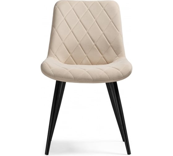 Стул на металлокаркасе Woodville fox beige/black 15278
