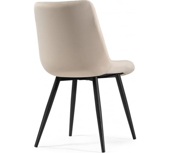 Стул на металлокаркасе Woodville fox beige/black 15278