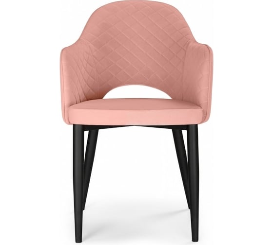 Стул на металлокаркасе Woodville vener coral/black 15093