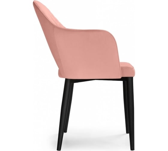 Стул на металлокаркасе Woodville vener coral/black 15093