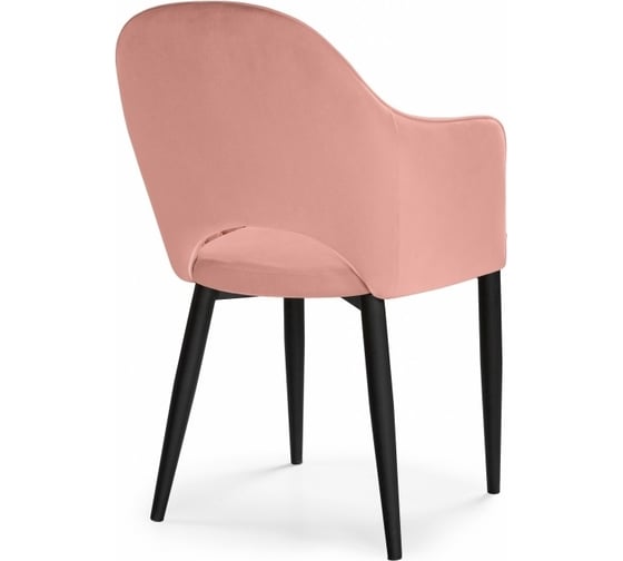 Стул на металлокаркасе Woodville vener coral/black 15093