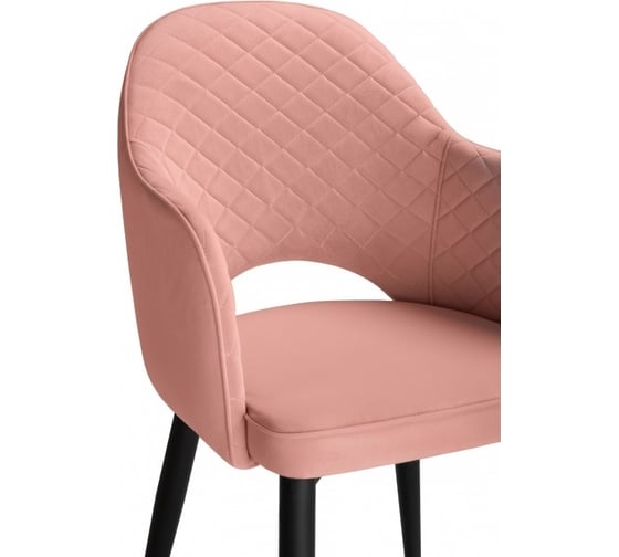 Стул на металлокаркасе Woodville vener coral/black 15093