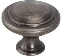 Ручка-кнопка MFK-TORG чернёный, старинный цинк RK-097 BAZ
