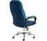 Кресло Tetchair bergamo 22 хром, флок, синий 32 19375 3