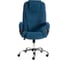 Кресло Tetchair bergamo 22 хром, флок, синий 32 19375 5