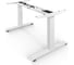 Стол с регулируемой высотой StolStoya ТИТАН 160x80 см, рама белая, столешница МДФ, шпон, американский орех SE221IWAO16080 6