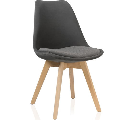 Деревянный стул Woodville bonuss dark gray/wood 15224