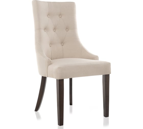Cтул Woodville elegance dark walnut/fabric cream 11027 1