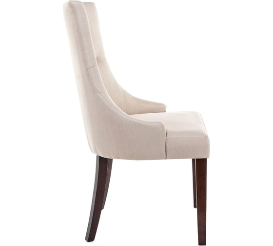 Cтул Woodville elegance dark walnut/fabric cream 11027