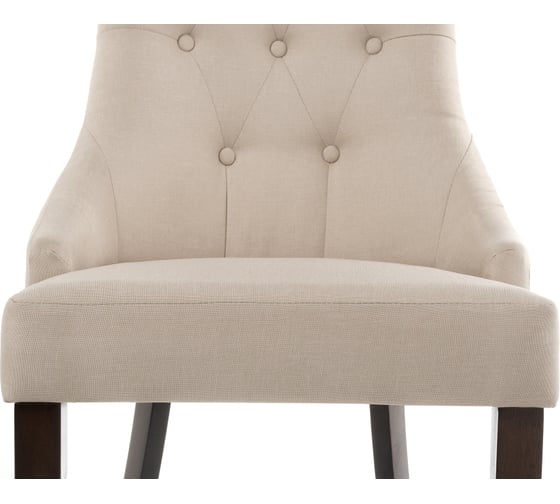 Cтул Woodville elegance dark walnut/fabric cream 11027