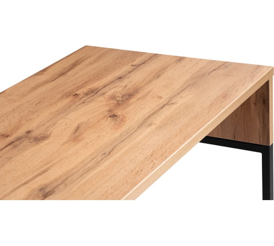 Письменный стол Woodville ниа 1150x600 вотан/черный матовый 517343