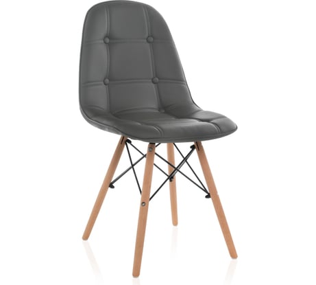 Деревянный стул Woodville kvadro серый 11733