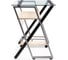 Компьютерный стол Woodville gunar silver gray/clear glass 11976 3