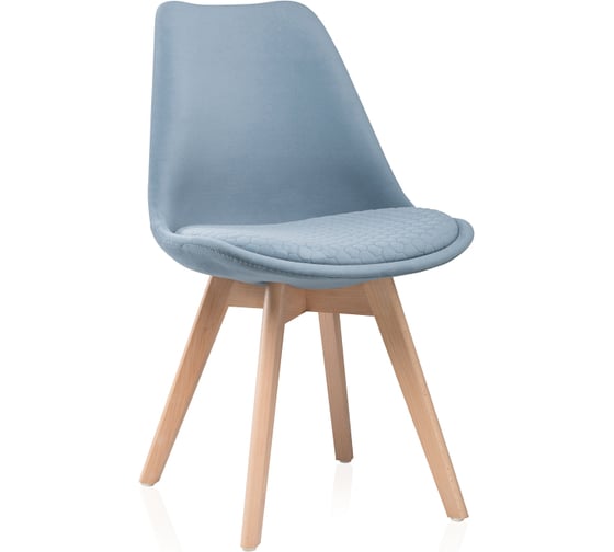 Деревянный стул Woodville bonuss light blue/wood 15223 1