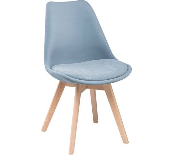 Деревянный стул Woodville bonuss light blue/wood 15223