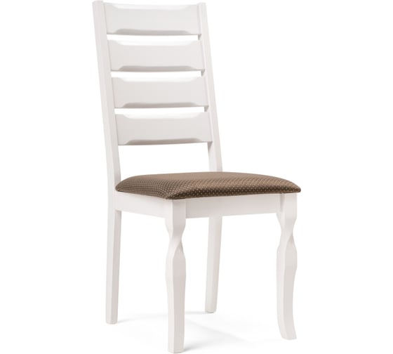 Деревянный стул Woodville vengen butter white/brown 15081