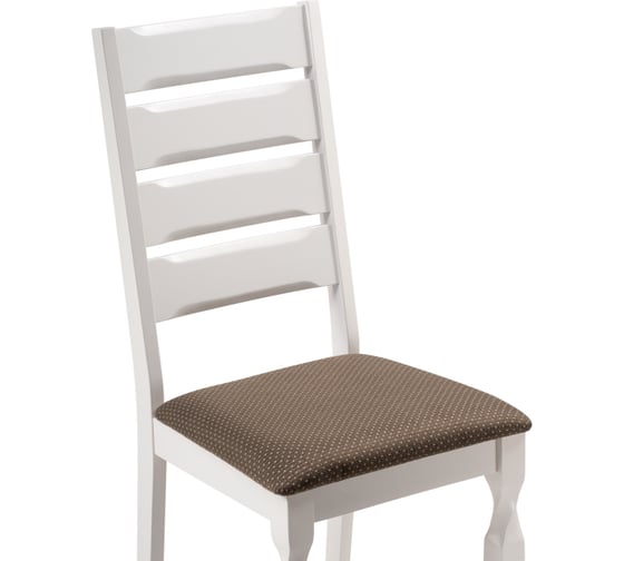 Деревянный стул Woodville vengen butter white/brown 15081