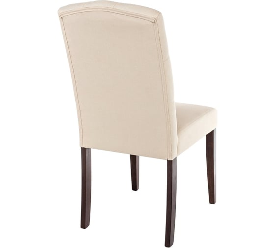 Cтул Woodville menson dark walnut/fabric cream 11023