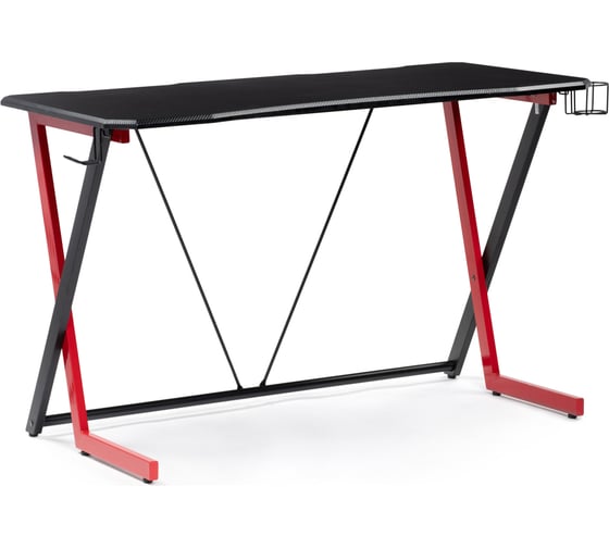 Компьютерный стол Woodville kolman black/red 11972 1