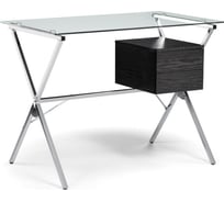 Компьютерный стол Woodville monki black/chrome 11977
