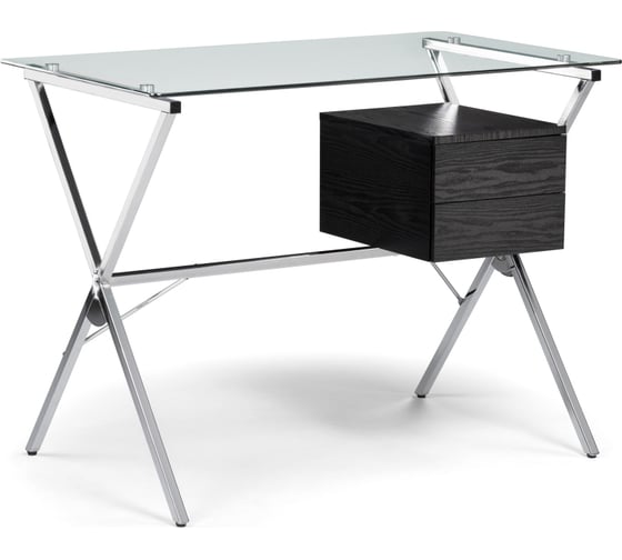 Компьютерный стол Woodville monki black/chrome 11977 1